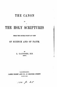 Book Cover: Canon of Holy Scripture in Two Parts